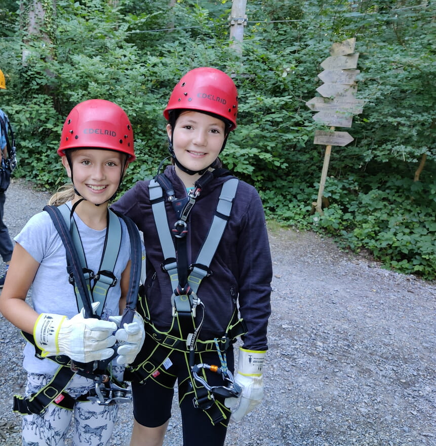 Sozialtraining im Kletterwald in Bretten